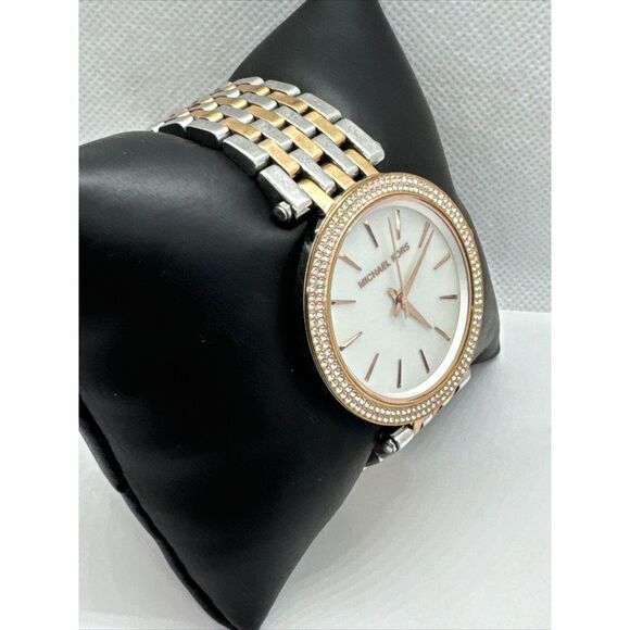 Michael Kors Darci MK3321 Women\'s Two-Tone Analog Dial Quartz Wrist Watch JNA412 main image 11